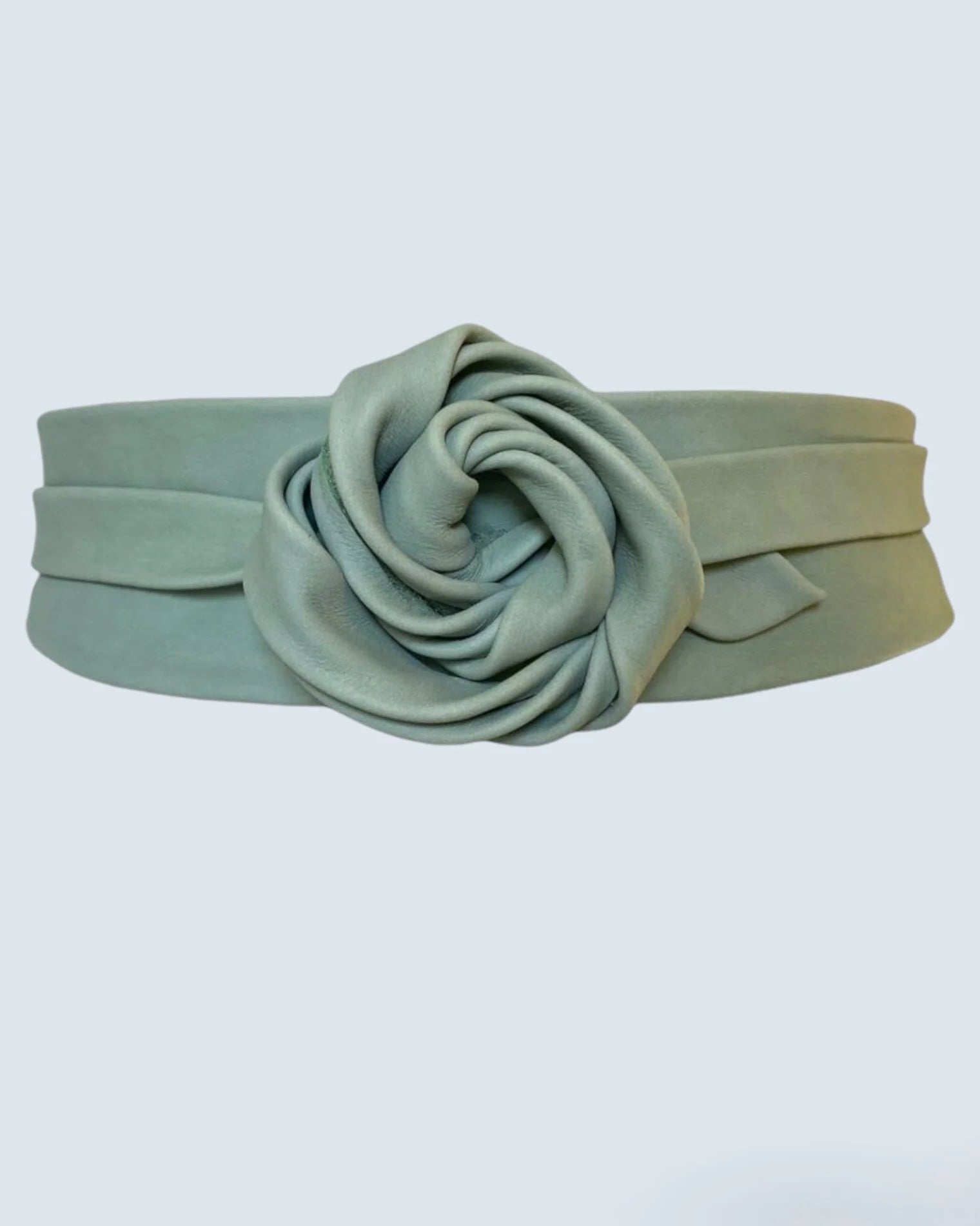 Wrap Leather Belt - Matcha