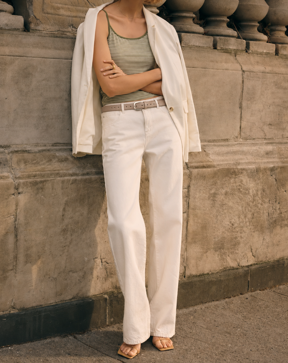 Zafira Jean Belt - Taupe