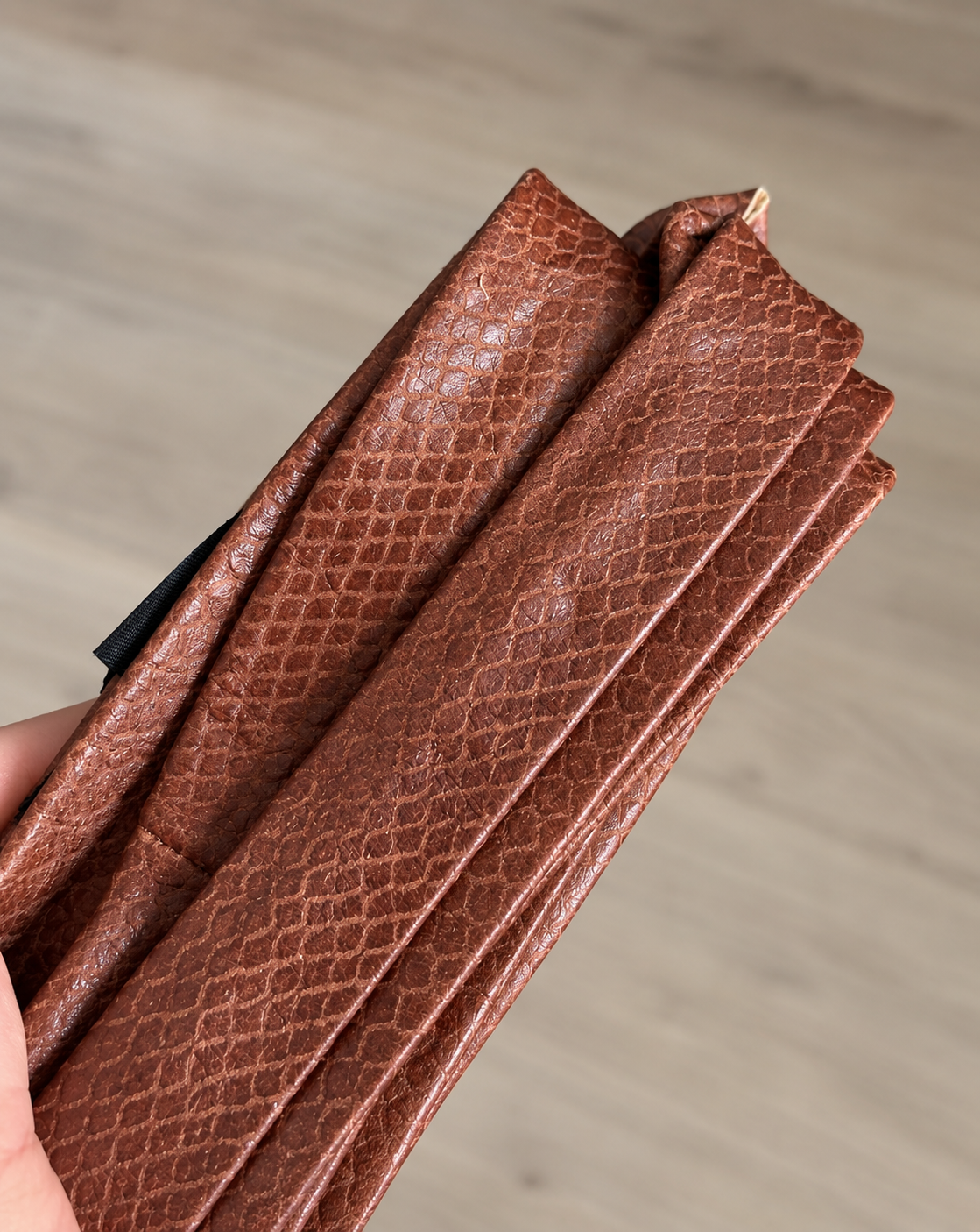 Wrap Leather Belt - Adobe Python