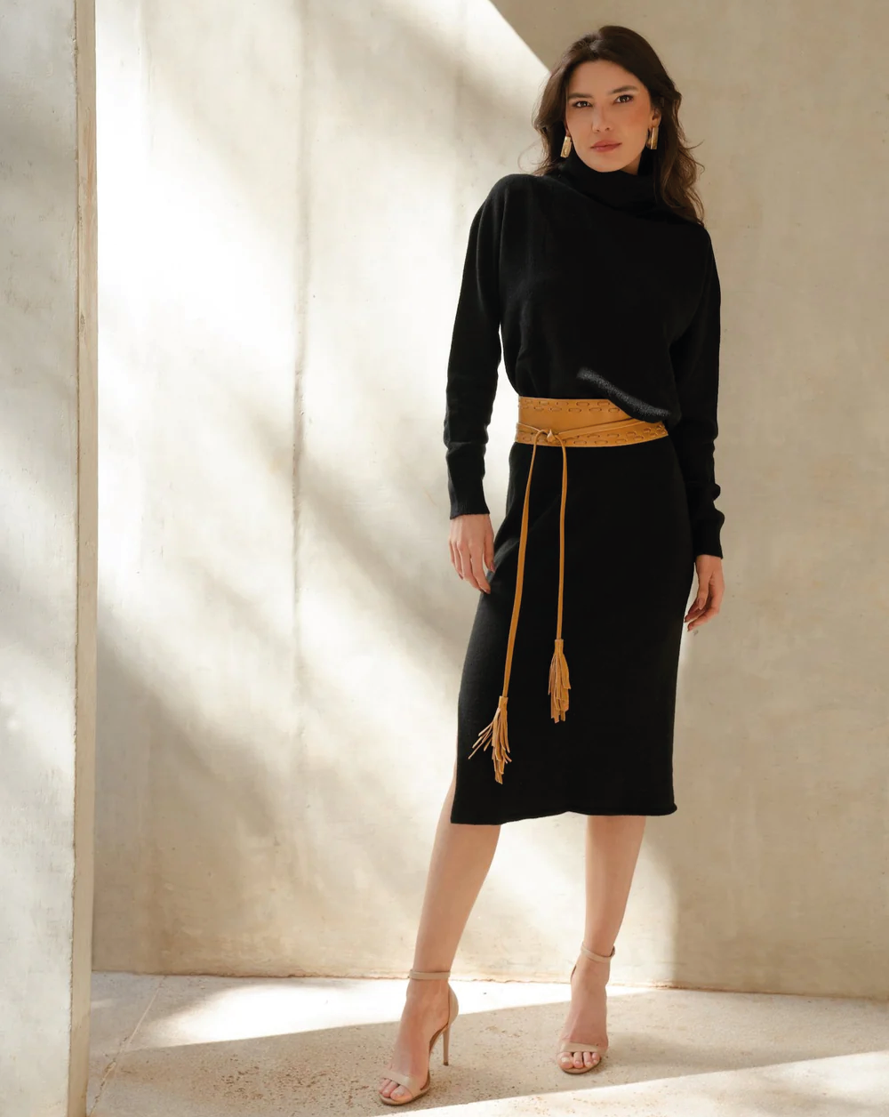 Cannon - Knit Pencil Skirt Slit