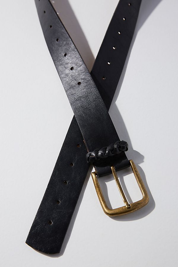 Tough Guy Leather Belt - Black #5