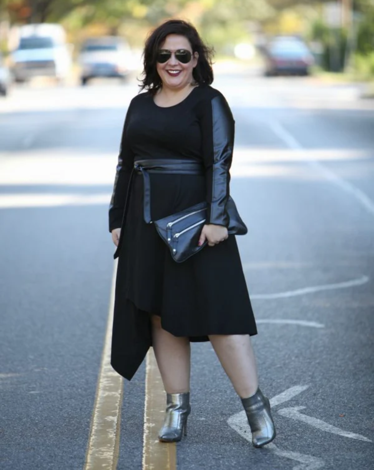 Wrap Leather Belt - Black