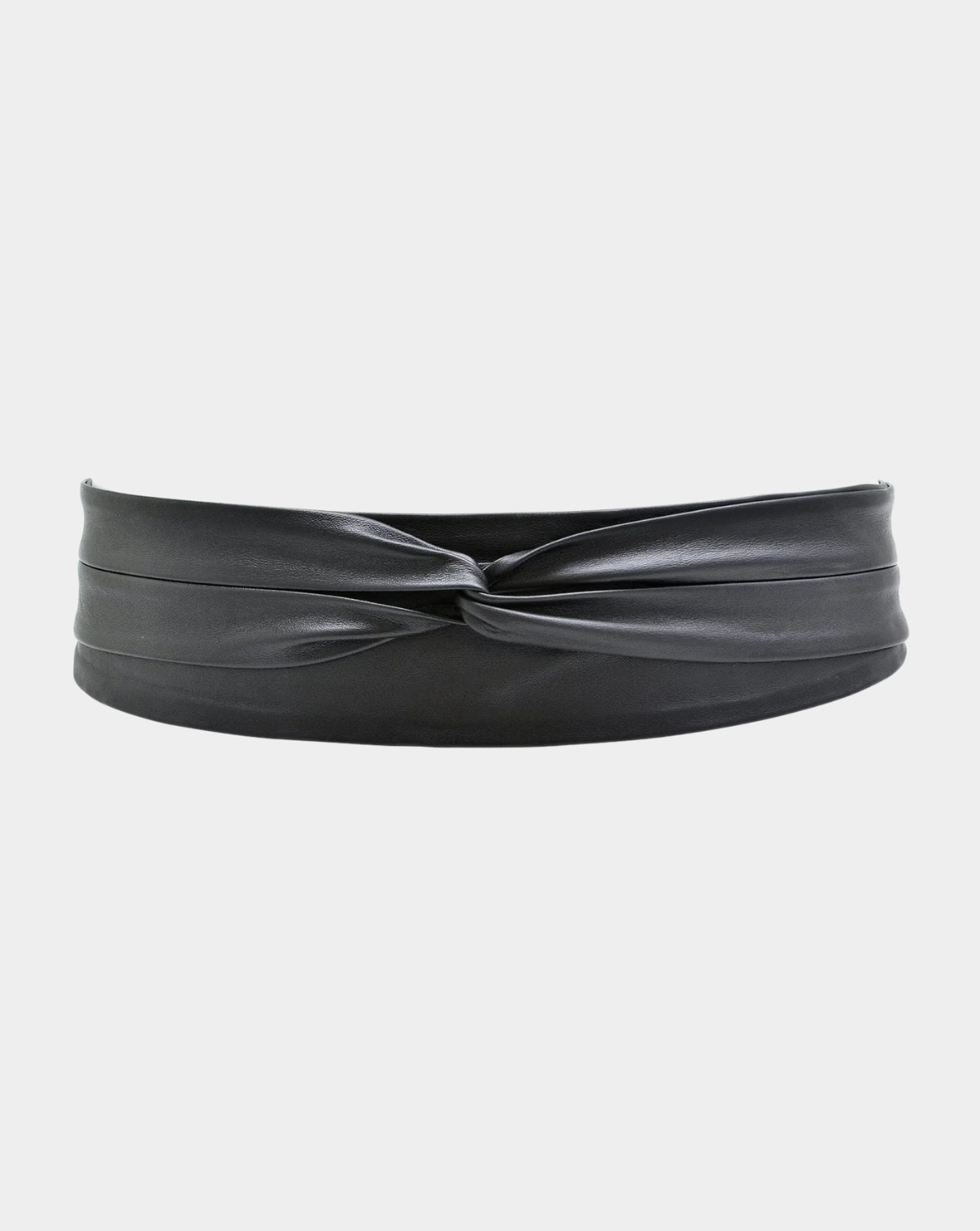 Wrap Leather Belt - Black