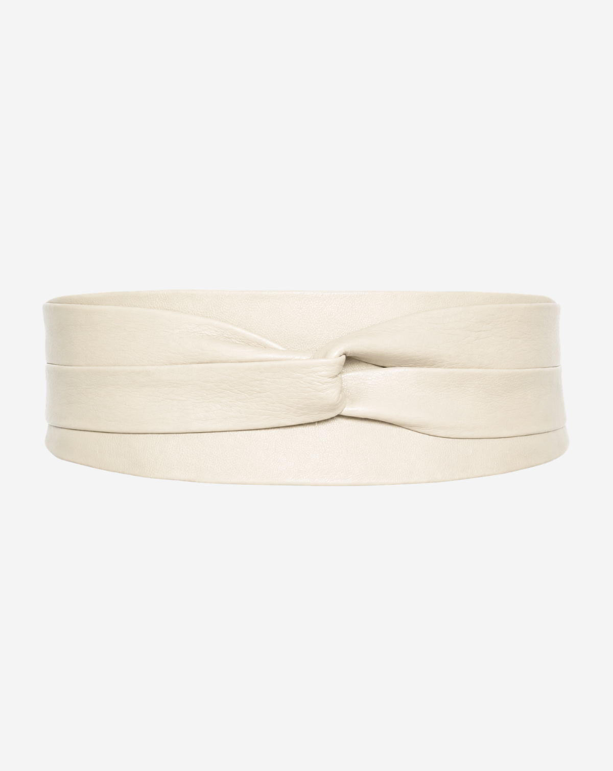 Wrap Leather Belt - Bone