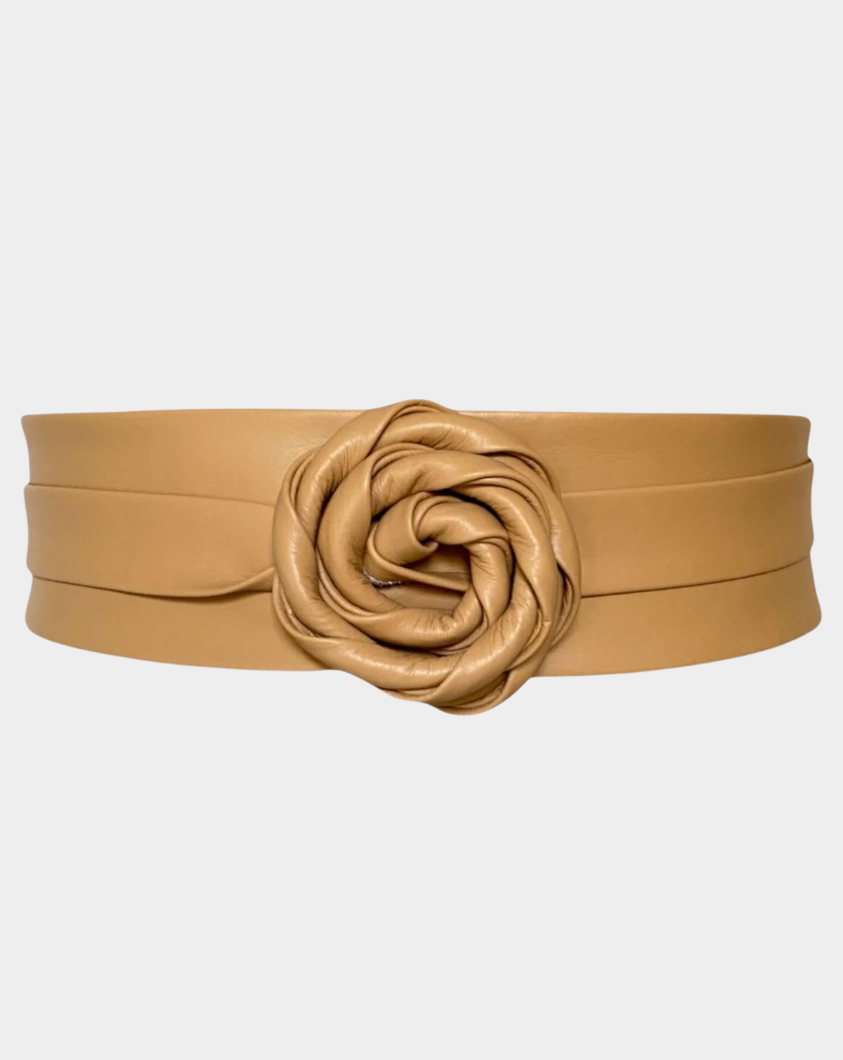 Wrap Belt – Golden Camel Leather Belt | ADA Collection display picture 3