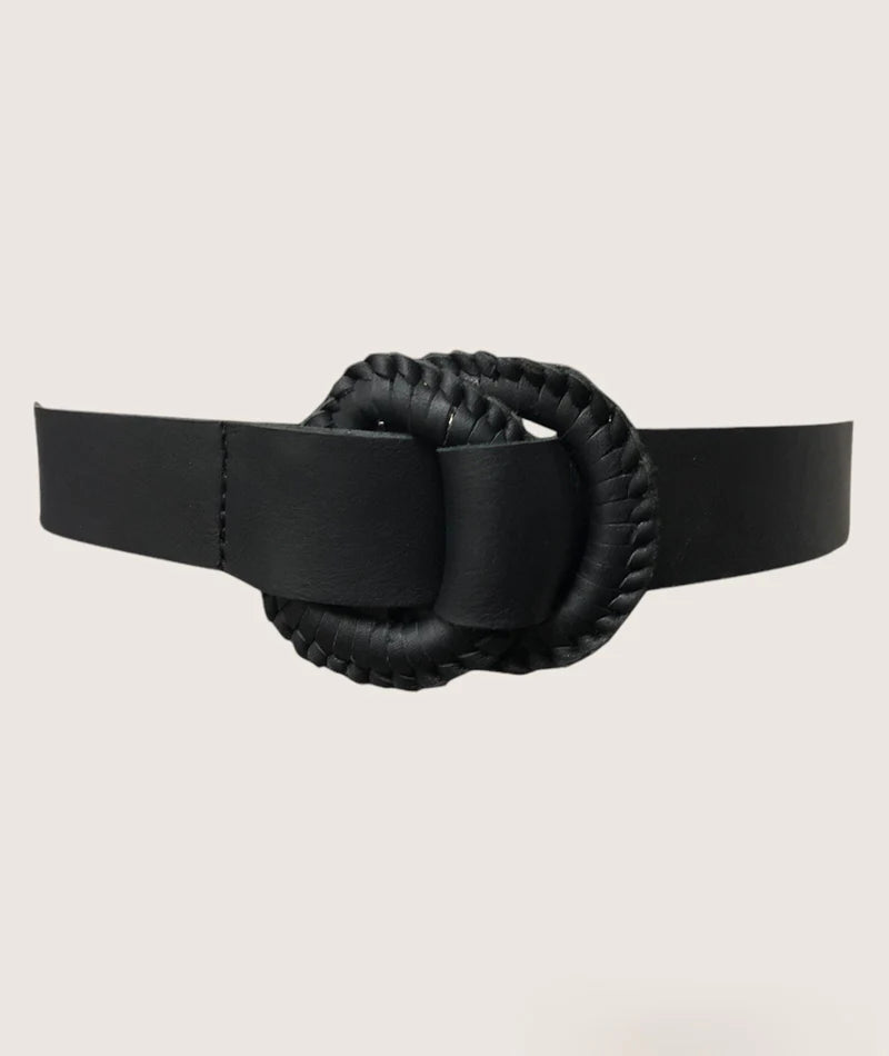 Limitless Leather Belt  - Black