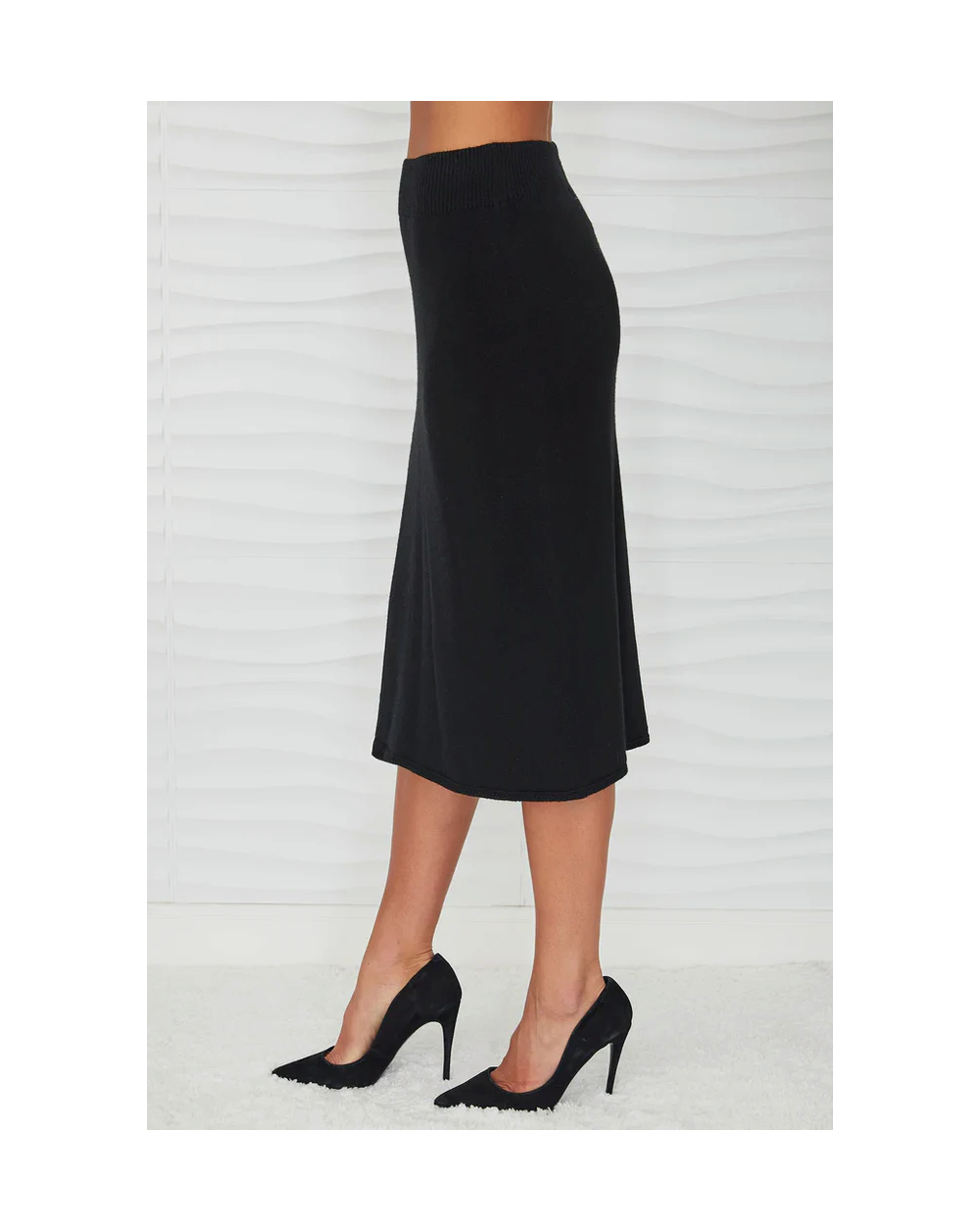 Cannon - Knit Pencil Skirt Slit