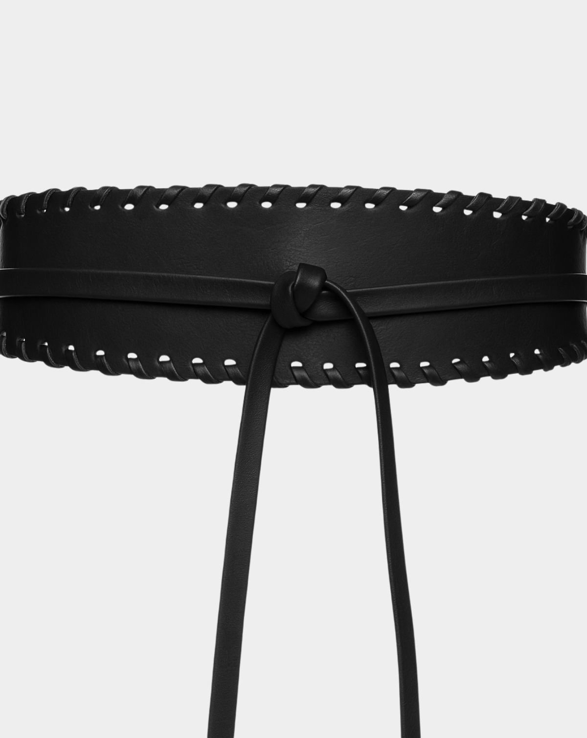 Chloe Leather Belt - Black