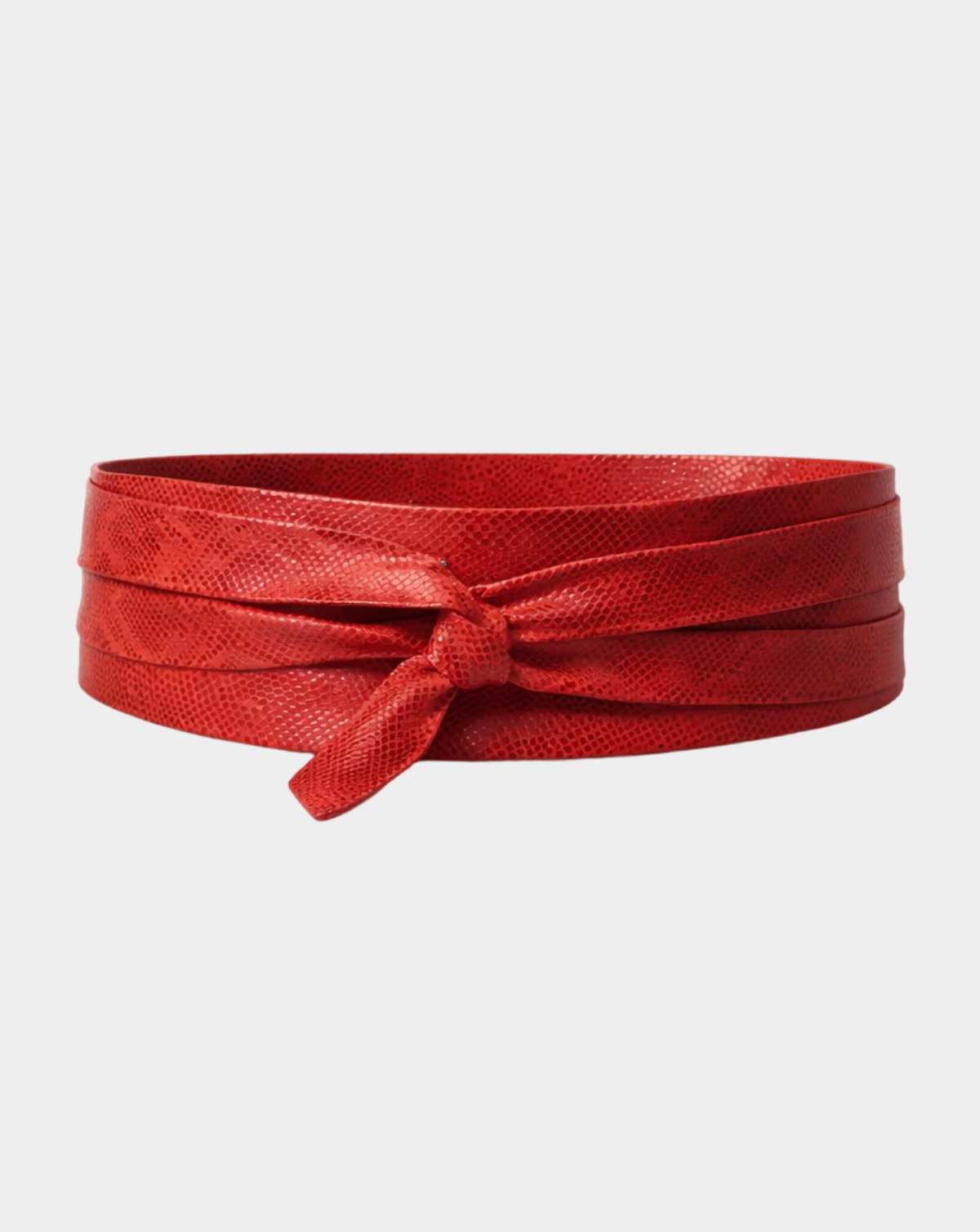Wrap Leather Belt - Ferrari Serpent