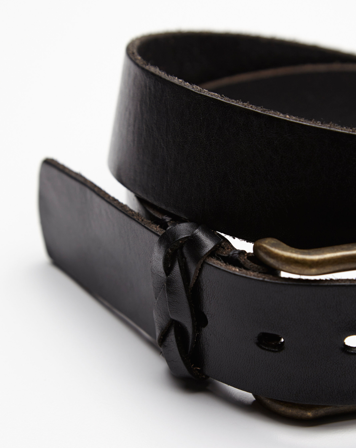 Tough Guy Leather Belt - Black