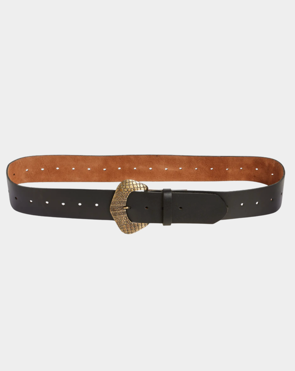 Hali Leather Belt - Black