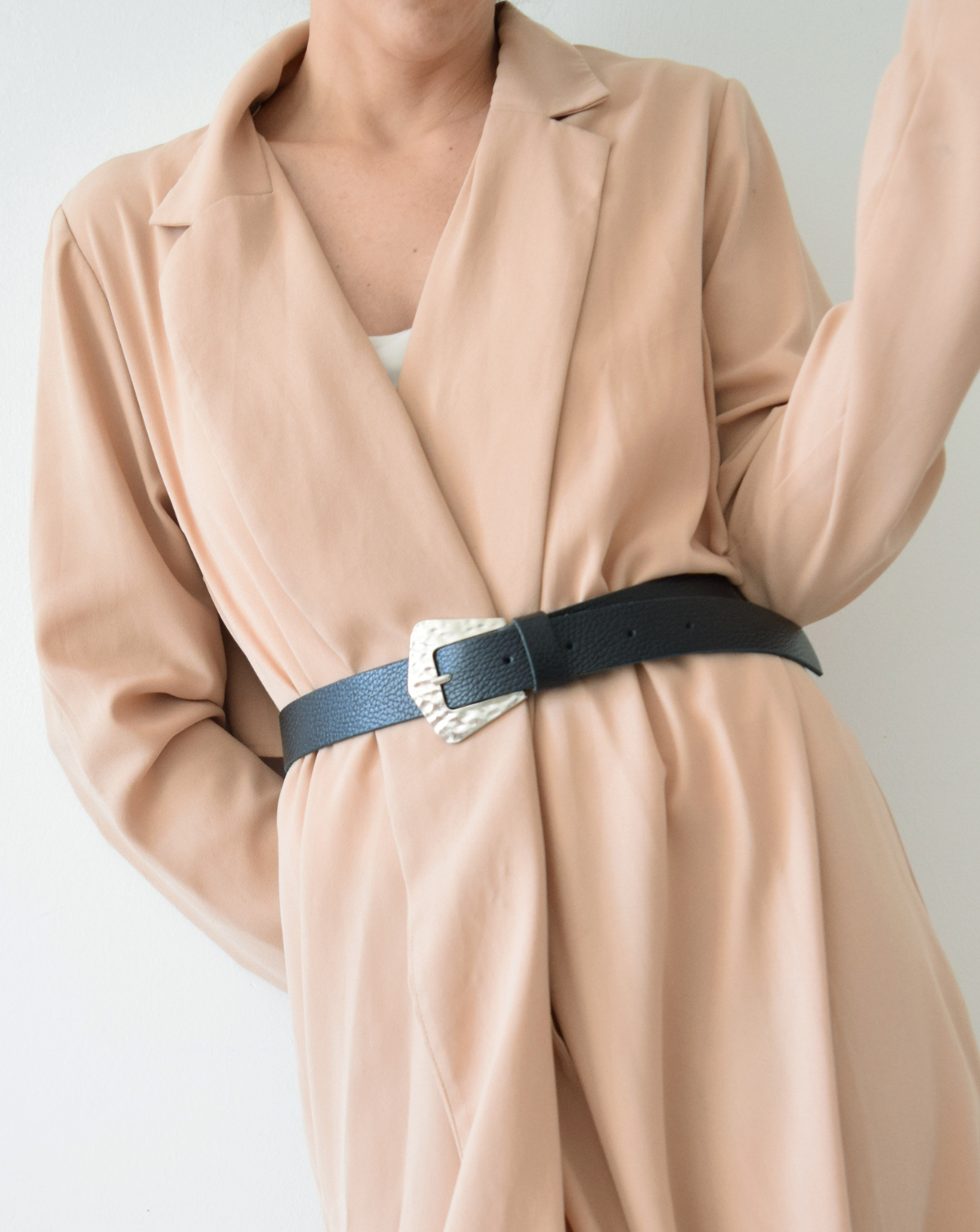 Hali Leather Belt - Black