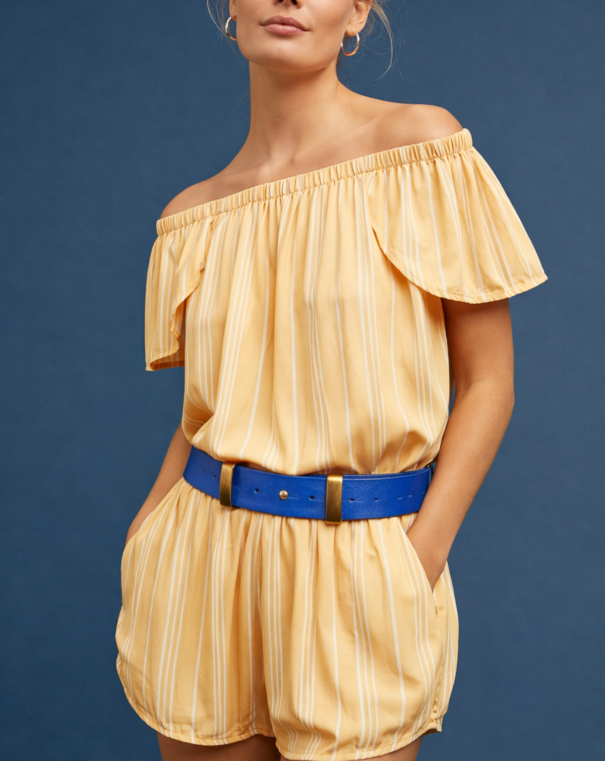 Hazel Jean Belt – Blue