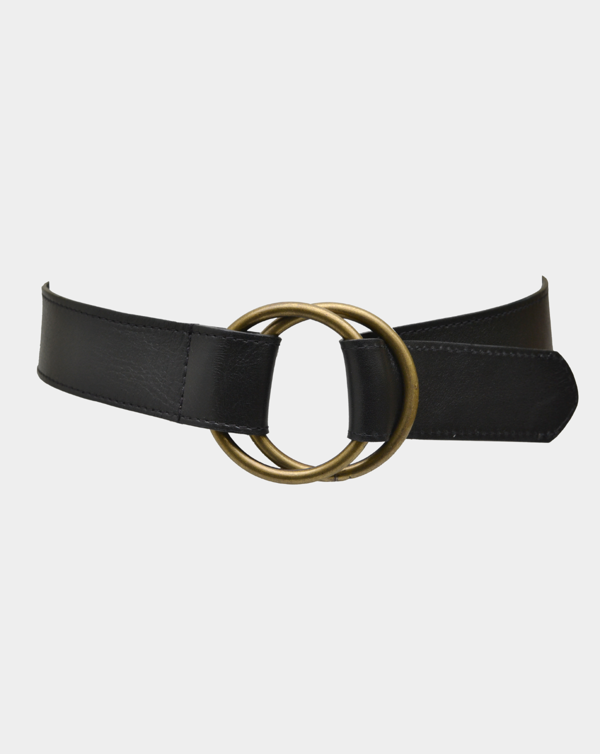 Josie Leather Belt - Black