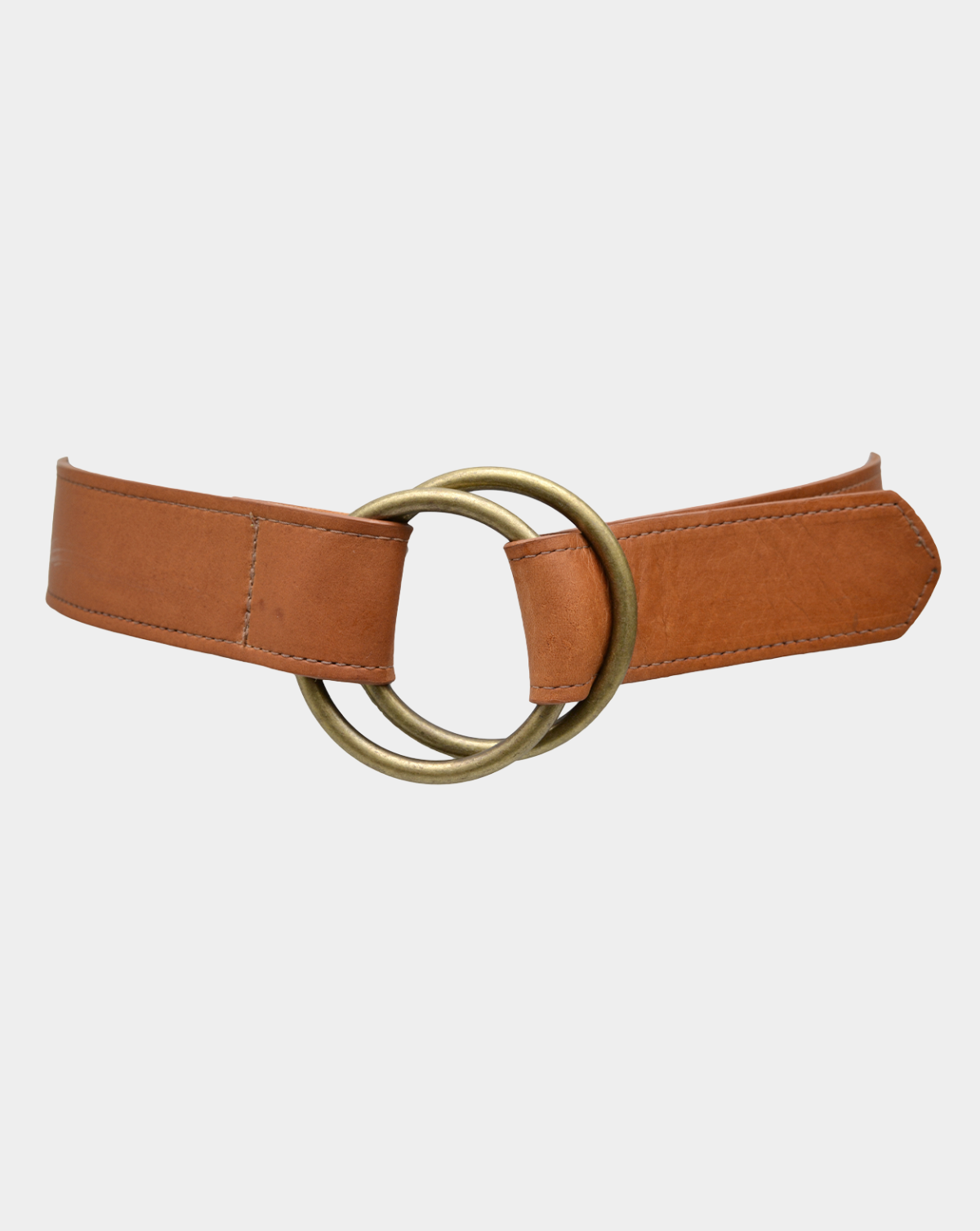 Josie Leather Belt - Cognac