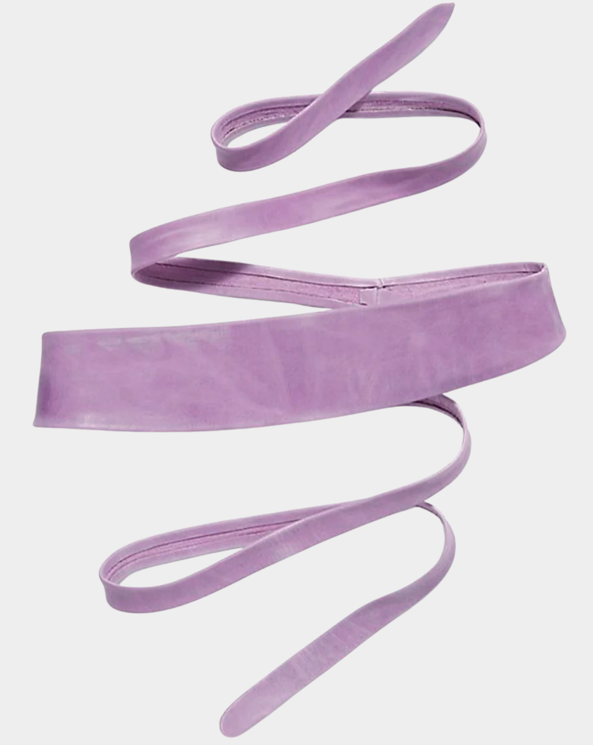 Wrap Leather Belt - Lavender