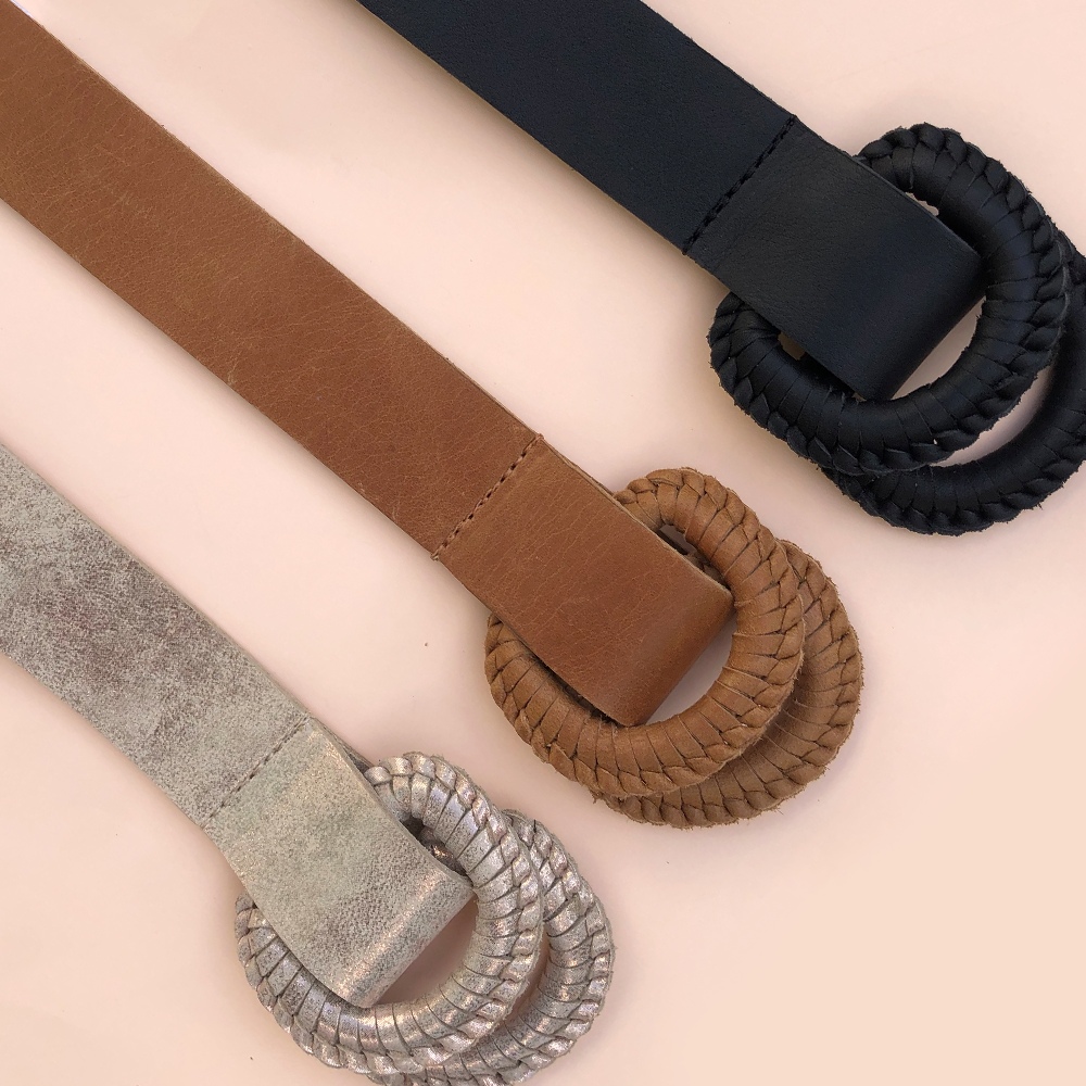 Limitless Leather Belt  - Truffle