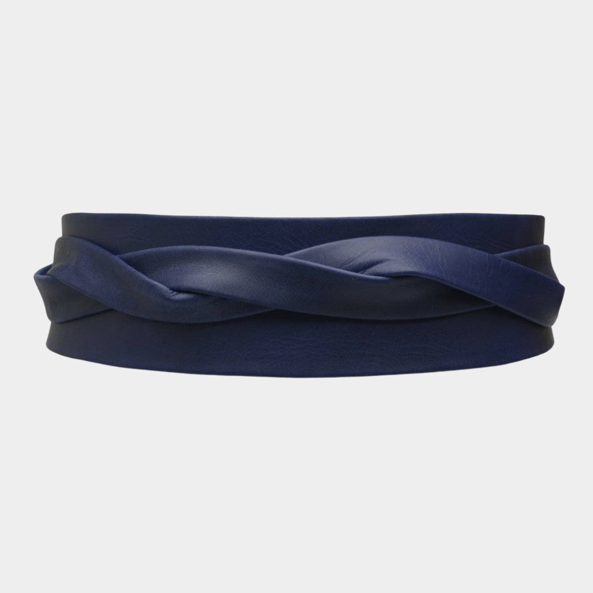 Leather Wrap Navy Belt, One Rise Fits Most Men main image 3