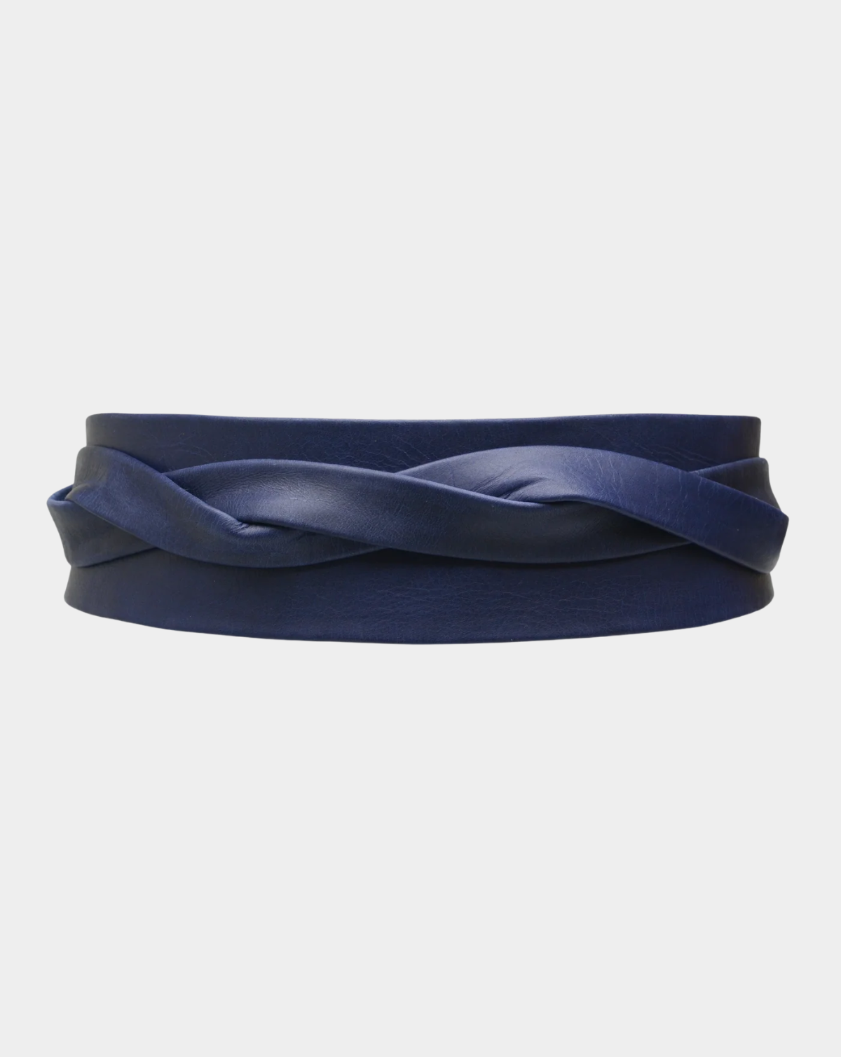 Wrap Leather Belt - Marine