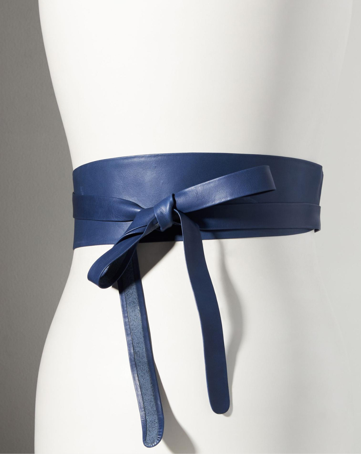 Wrap Leather Belt - Marine