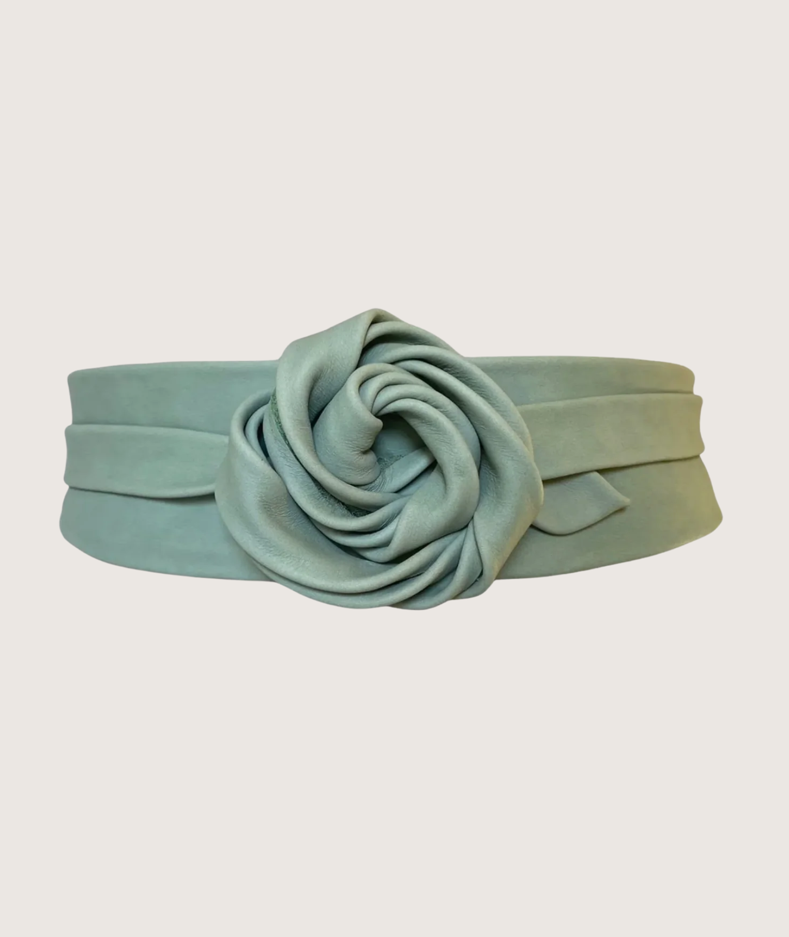 Wrap Leather Belt - Matcha