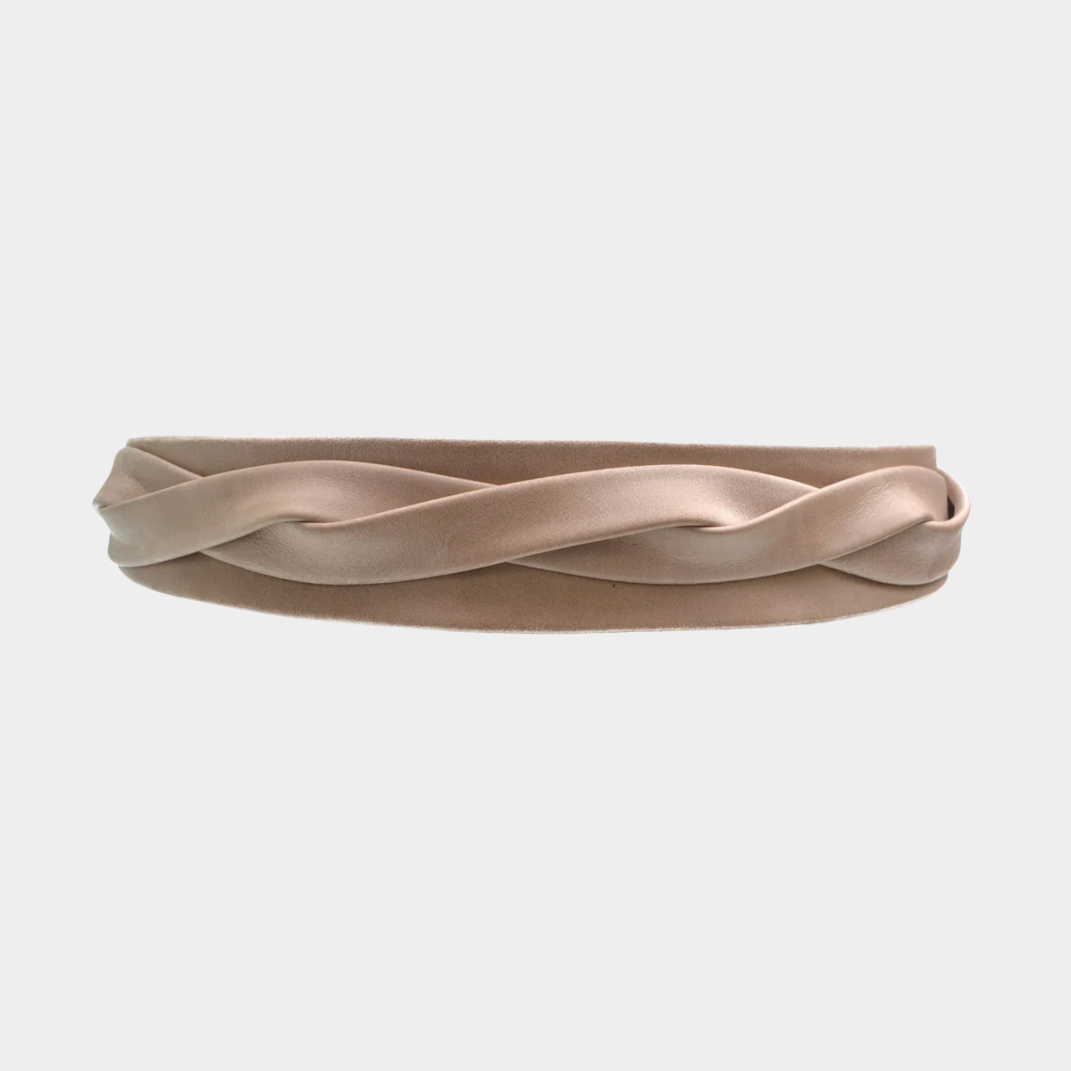 ADA LEATHER WRAP BELT OS BEIGE TAUPE NWOT Midi Wrap Belt | High Waist Belt | Leather Belt | Ada Belts main image 2