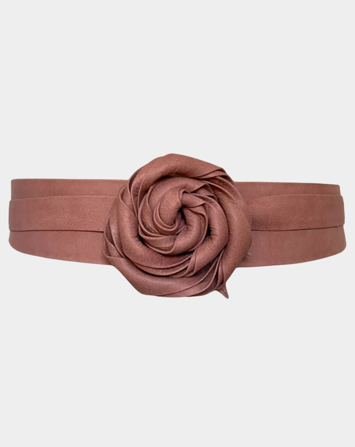 Midi Wrap Belt - Cinder Rose