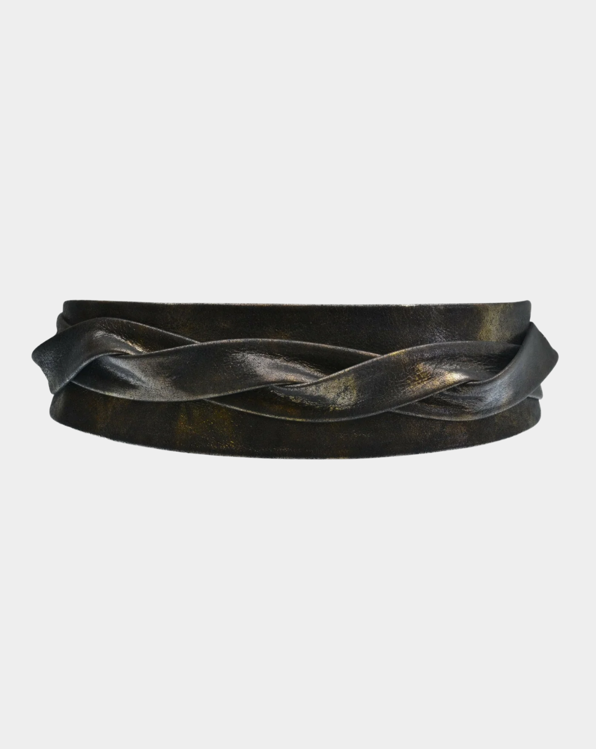 Wrap Leather Belt - Midnight