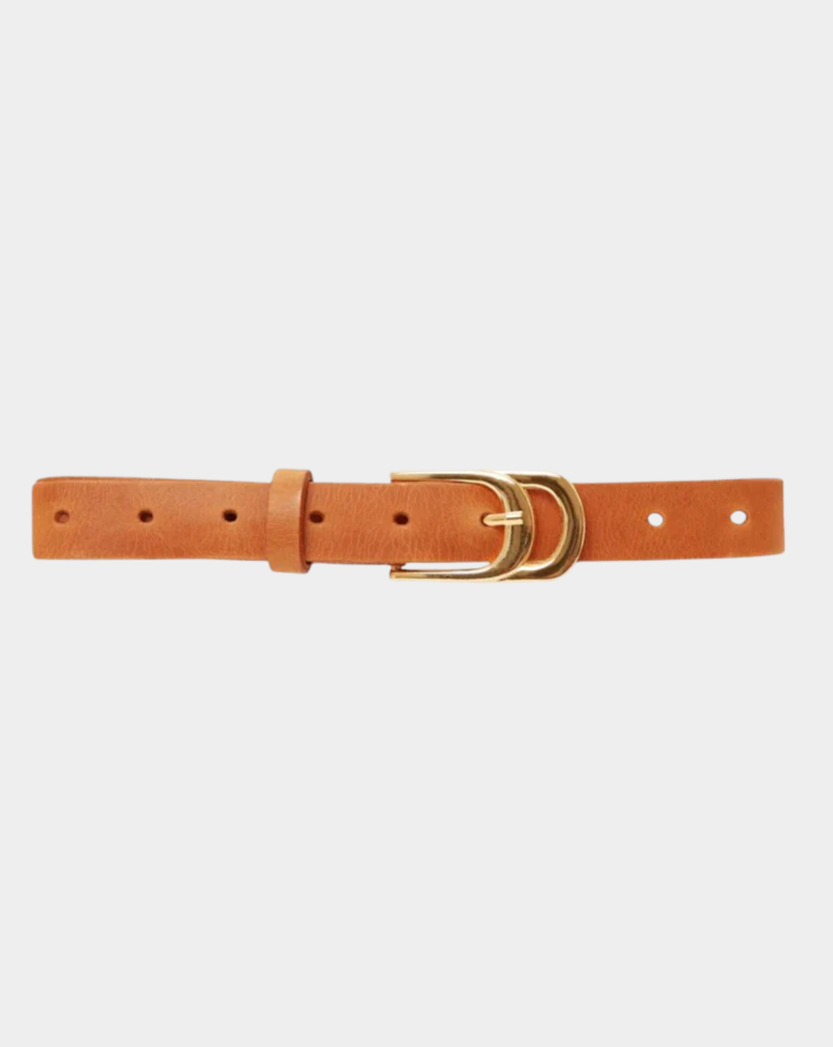 Infinity Leather Belt - Tan