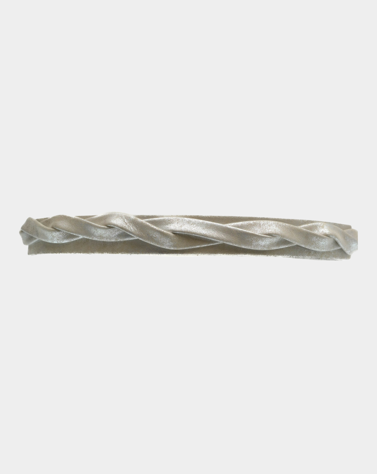 Skinny Wrap Belt - Silver Shimmer