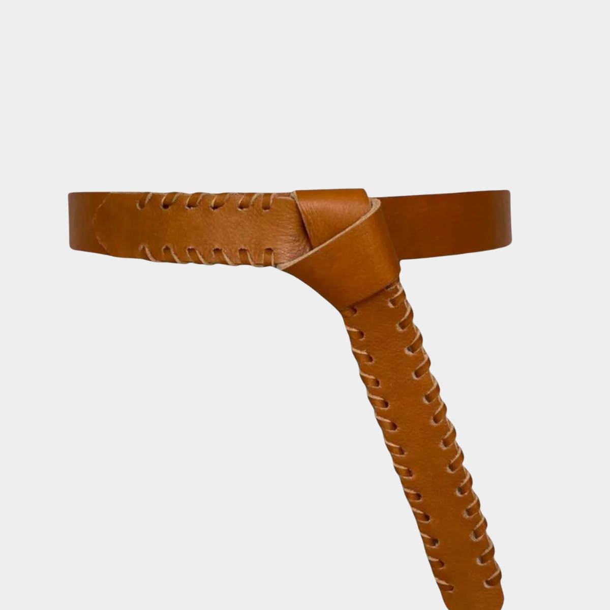 Vintage Charm Belt Vintage Leather Cognac Belt | Argentinean Leather Belt main image 2