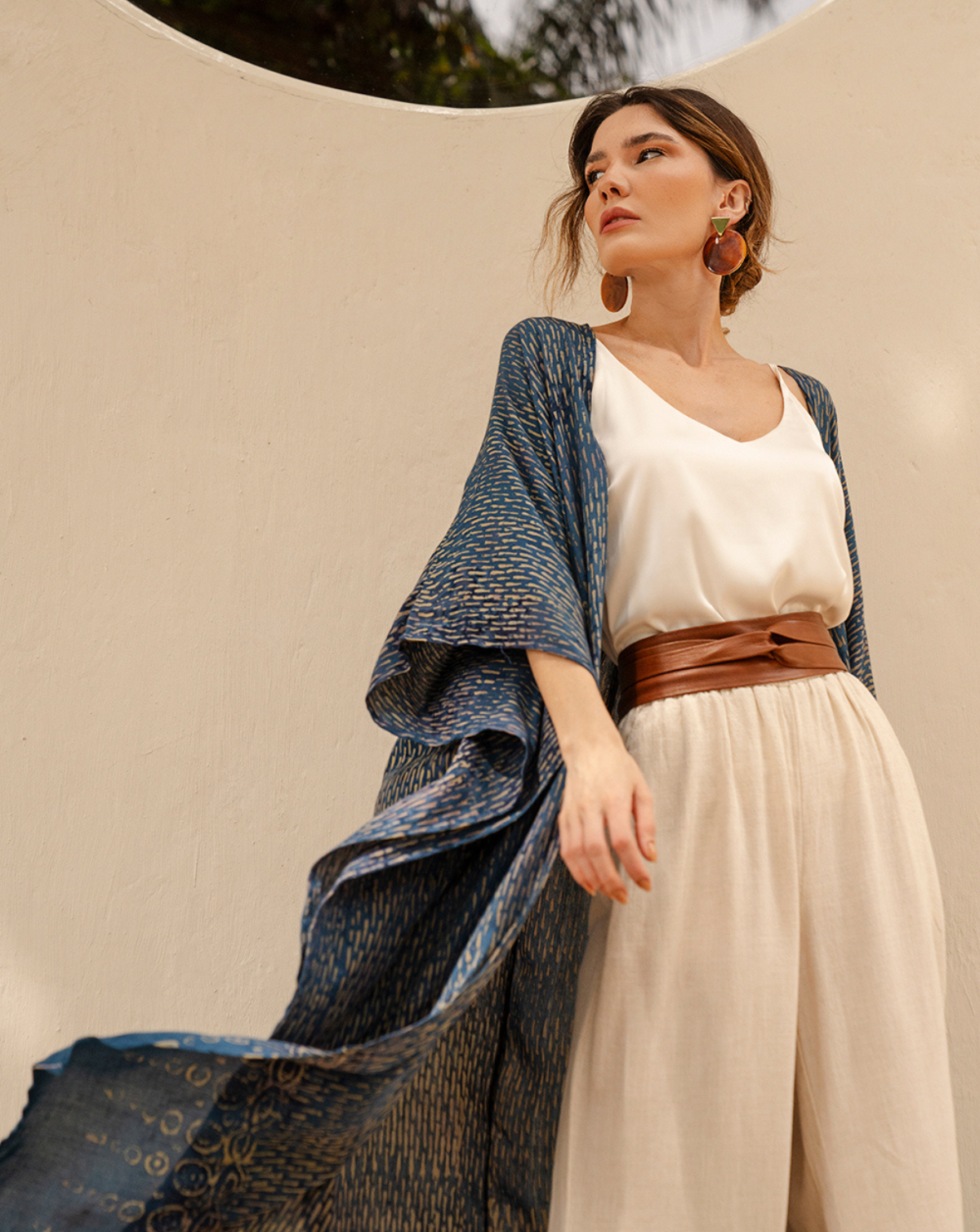 Wrap Leather Belt - Whiskey