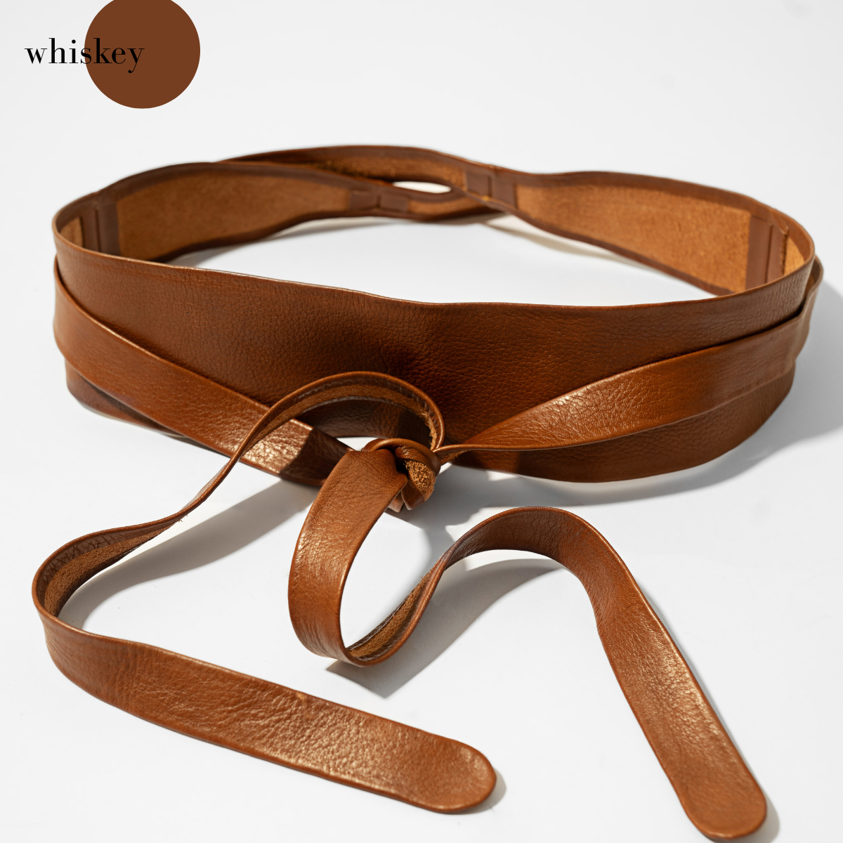 Wrap Belt | Wrap Cognac Belt | Women