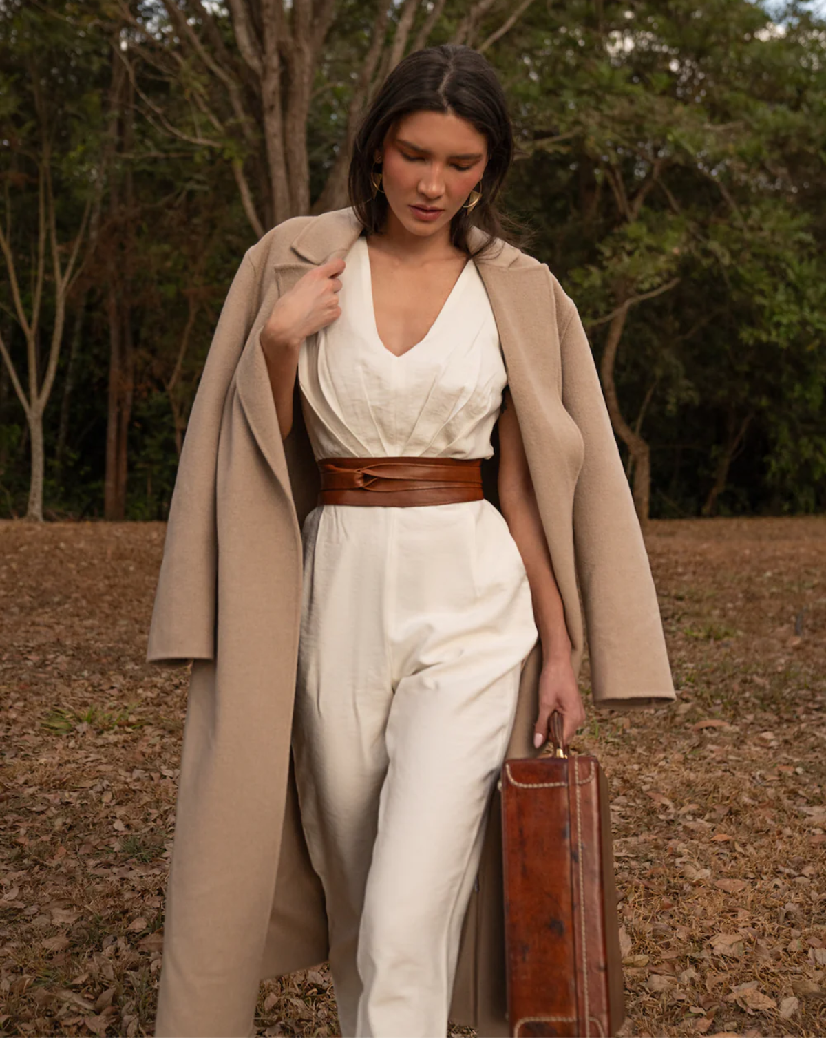 Wrap Leather Belt - Whiskey