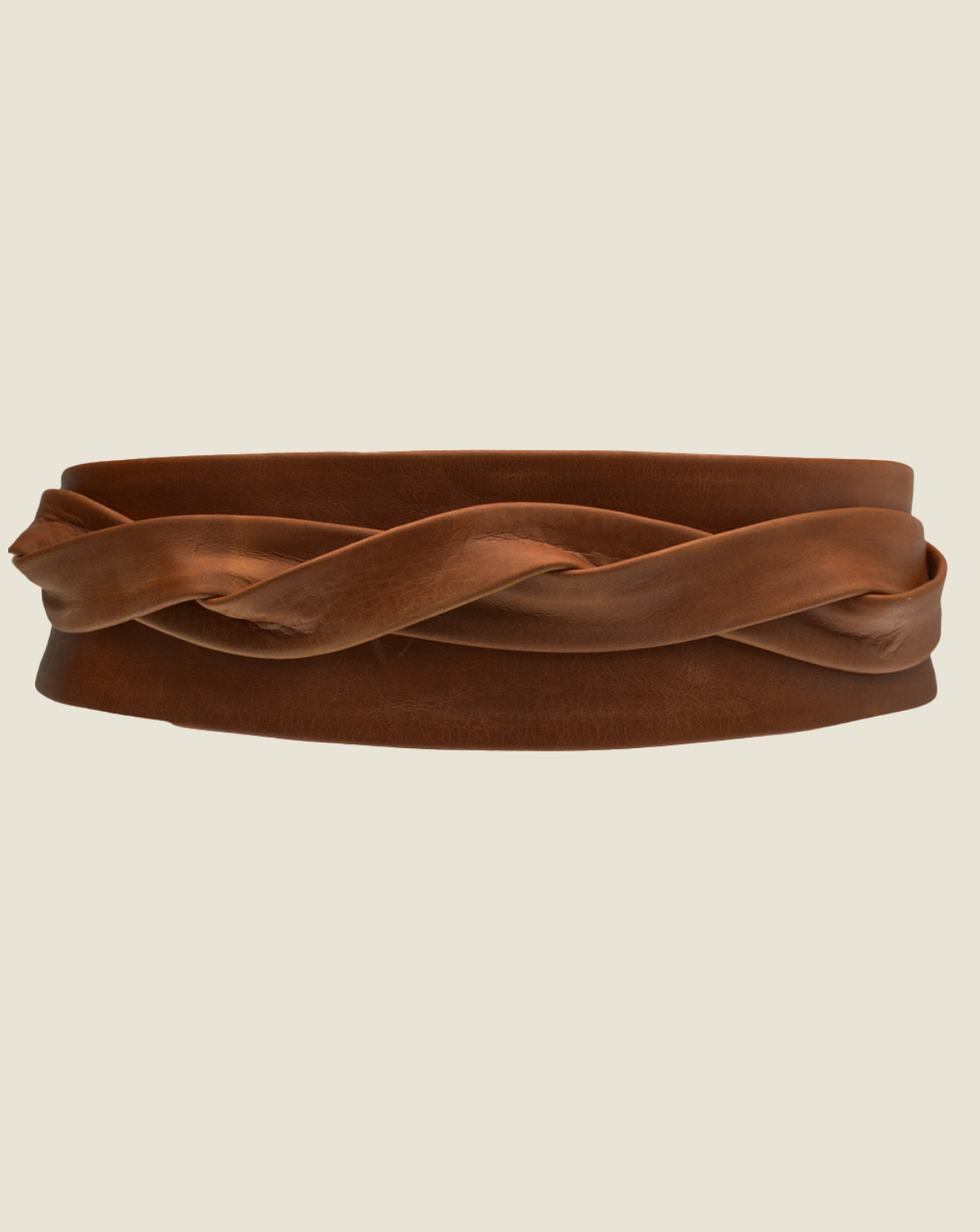 Wrap Leather Belt - Whiskey