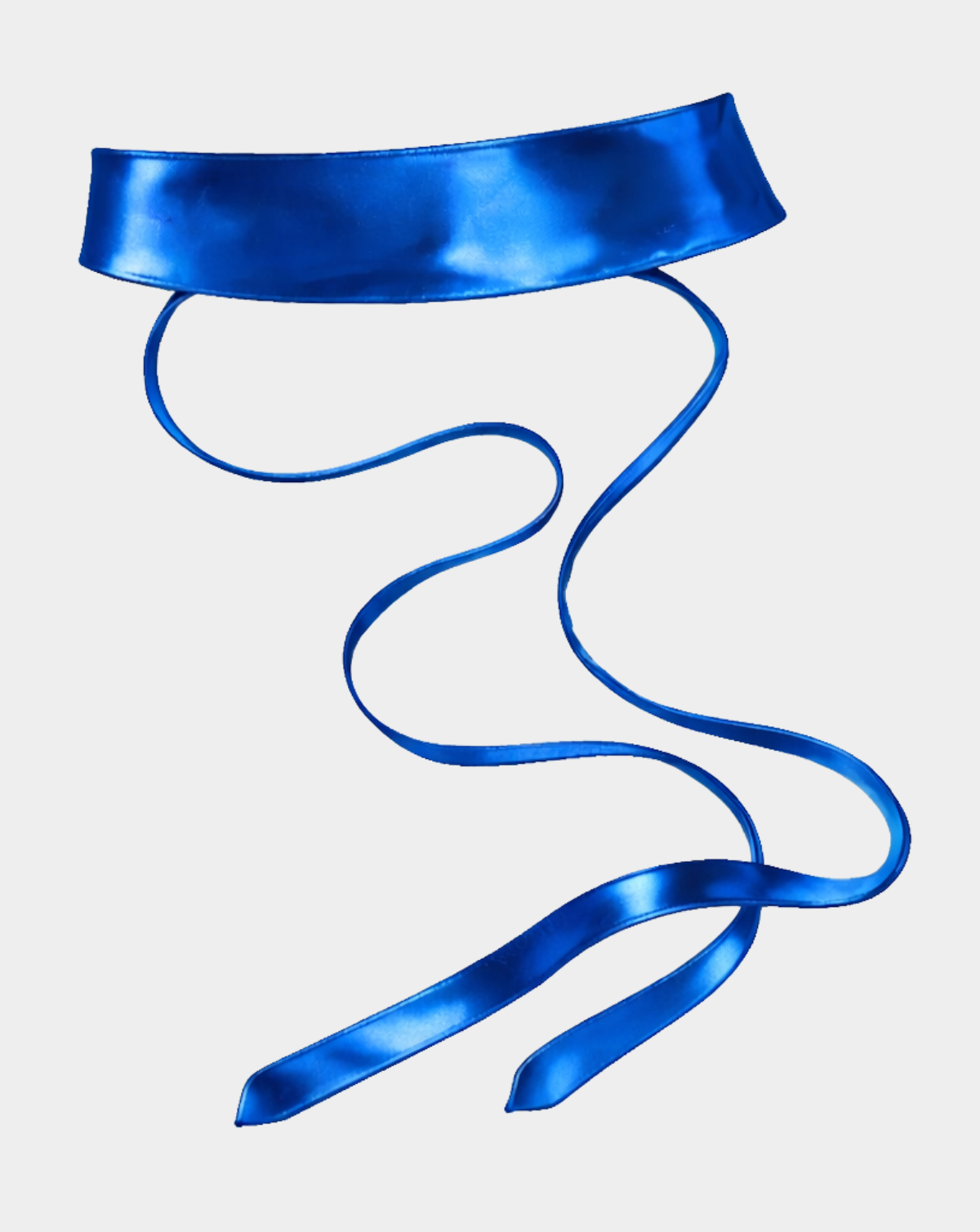 Wrap Belt - Blue Foil Metallic