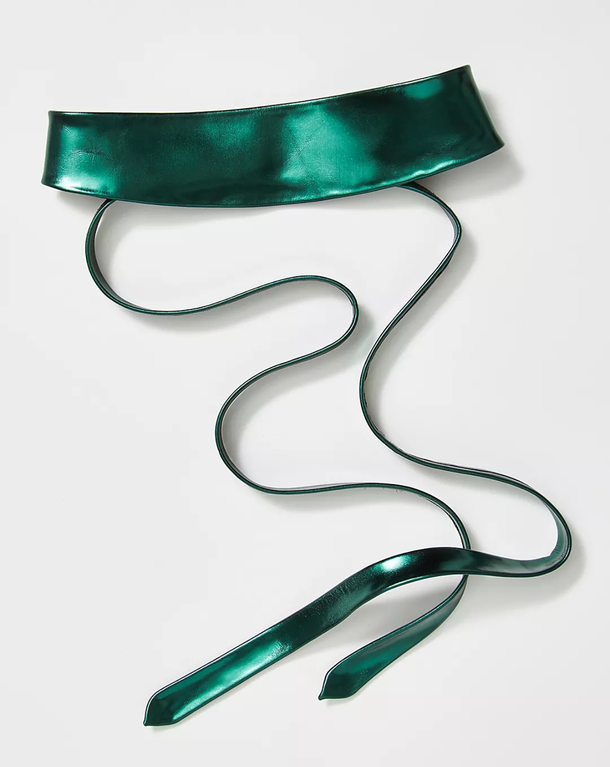 Wrap Leather Belt - Gucci Metallic