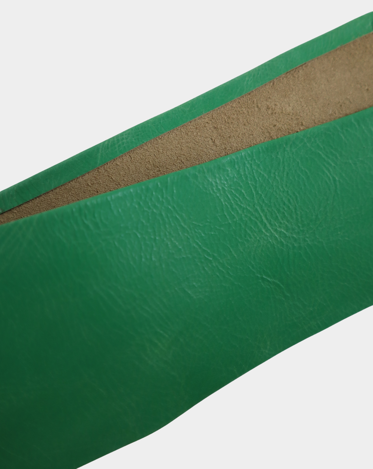 Wrap Leather Belt - Green Pear