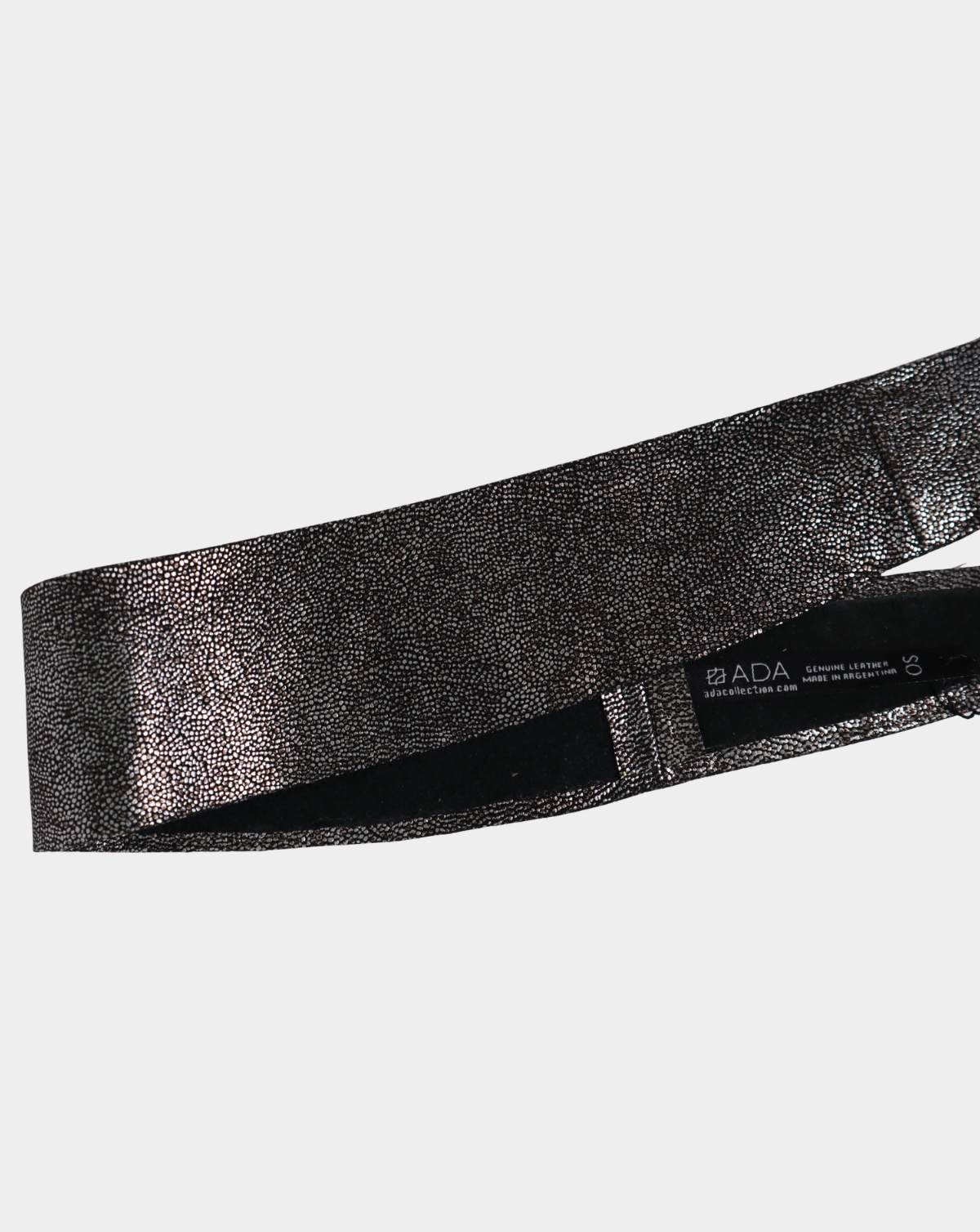 Wrap Leather Belt - Silver Stingrey