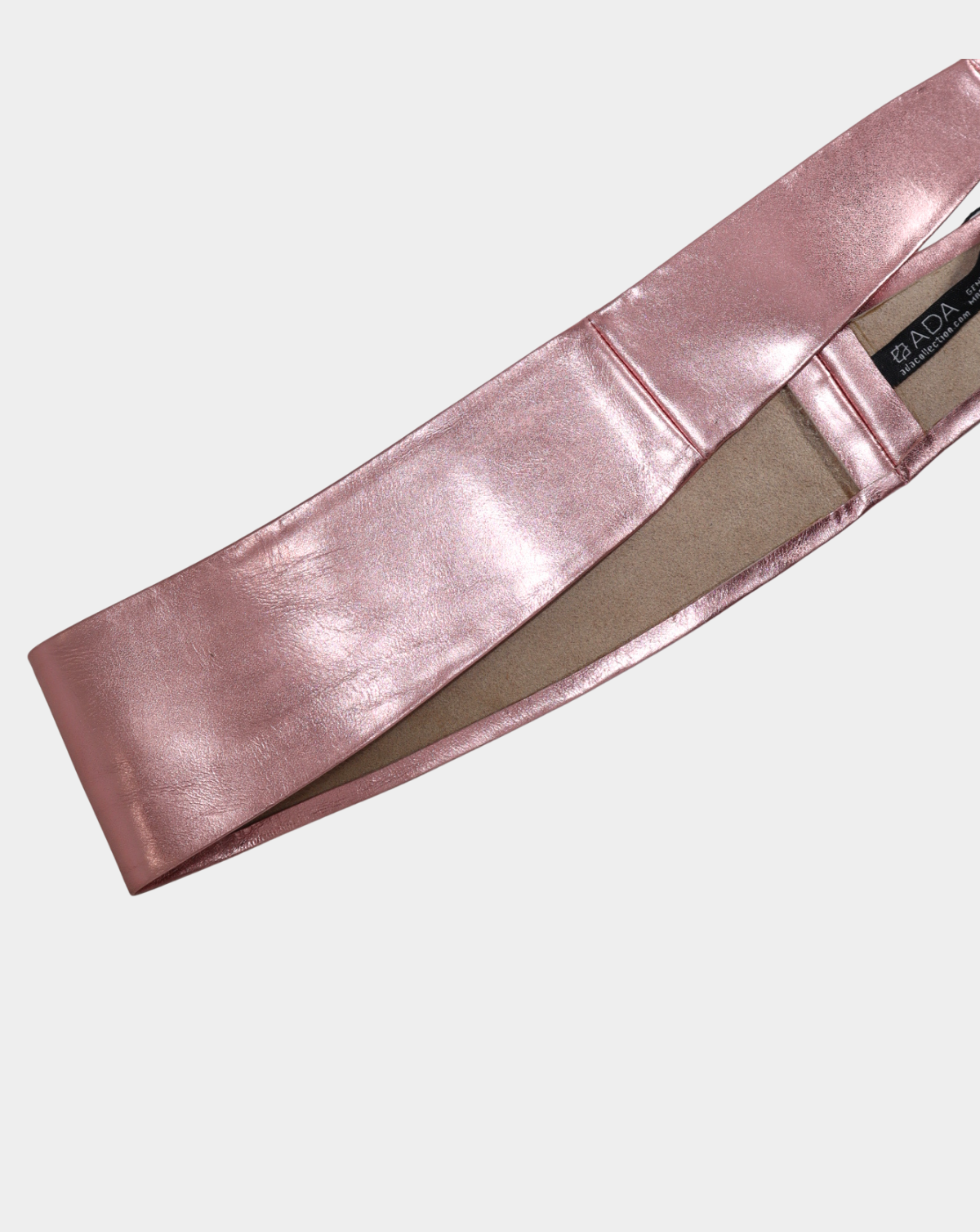 Wrap Leather Belt - Vogue Metallic