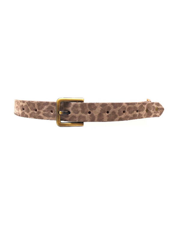 Phoenix Leather Belt - Cheetah