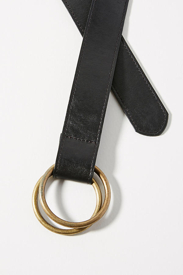 Josie Leather Belt - Black