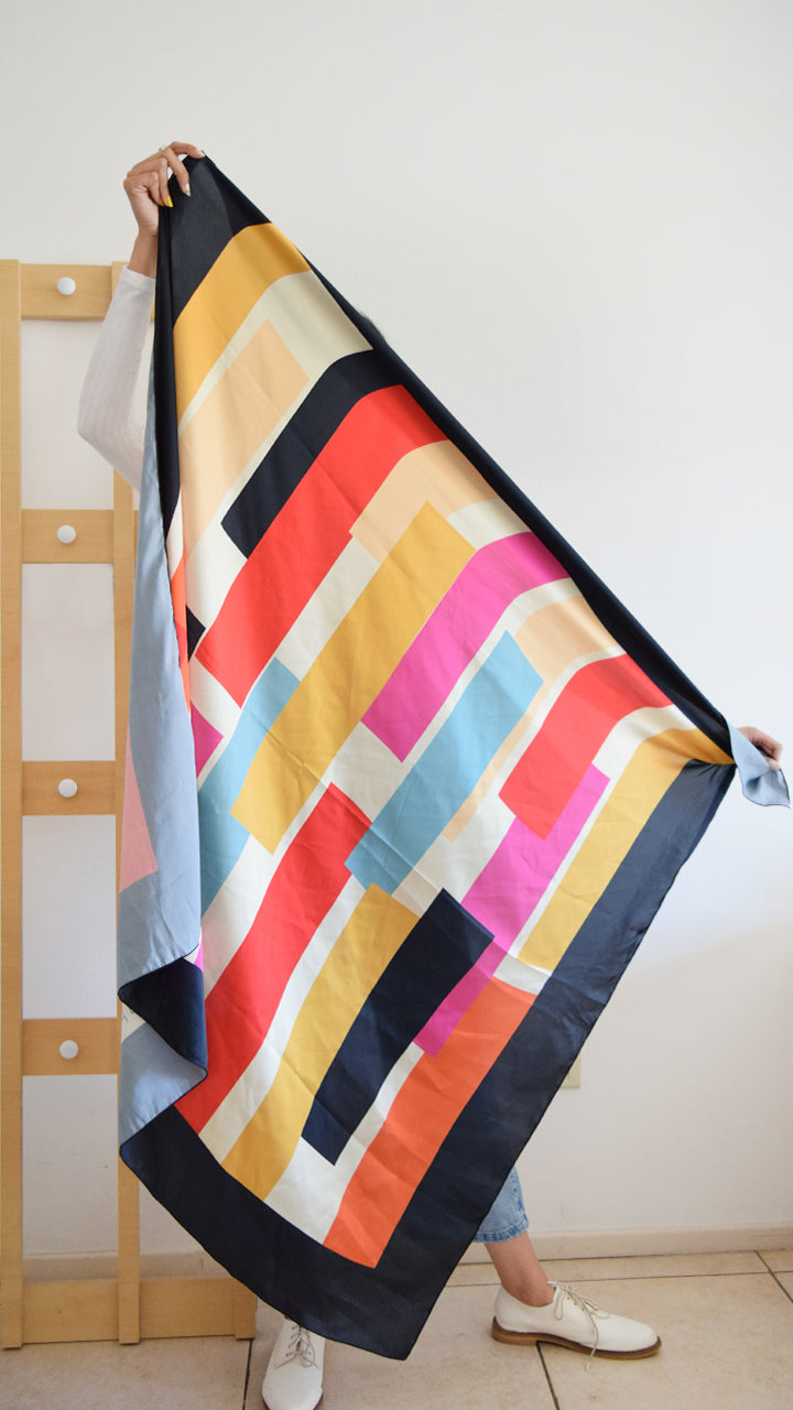 Graphic Stripes Buenos Aires Scarf