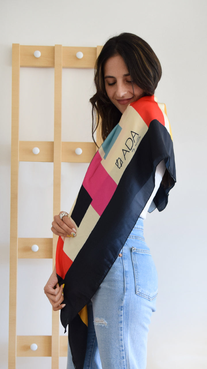 Graphic Stripes Buenos Aires Scarf