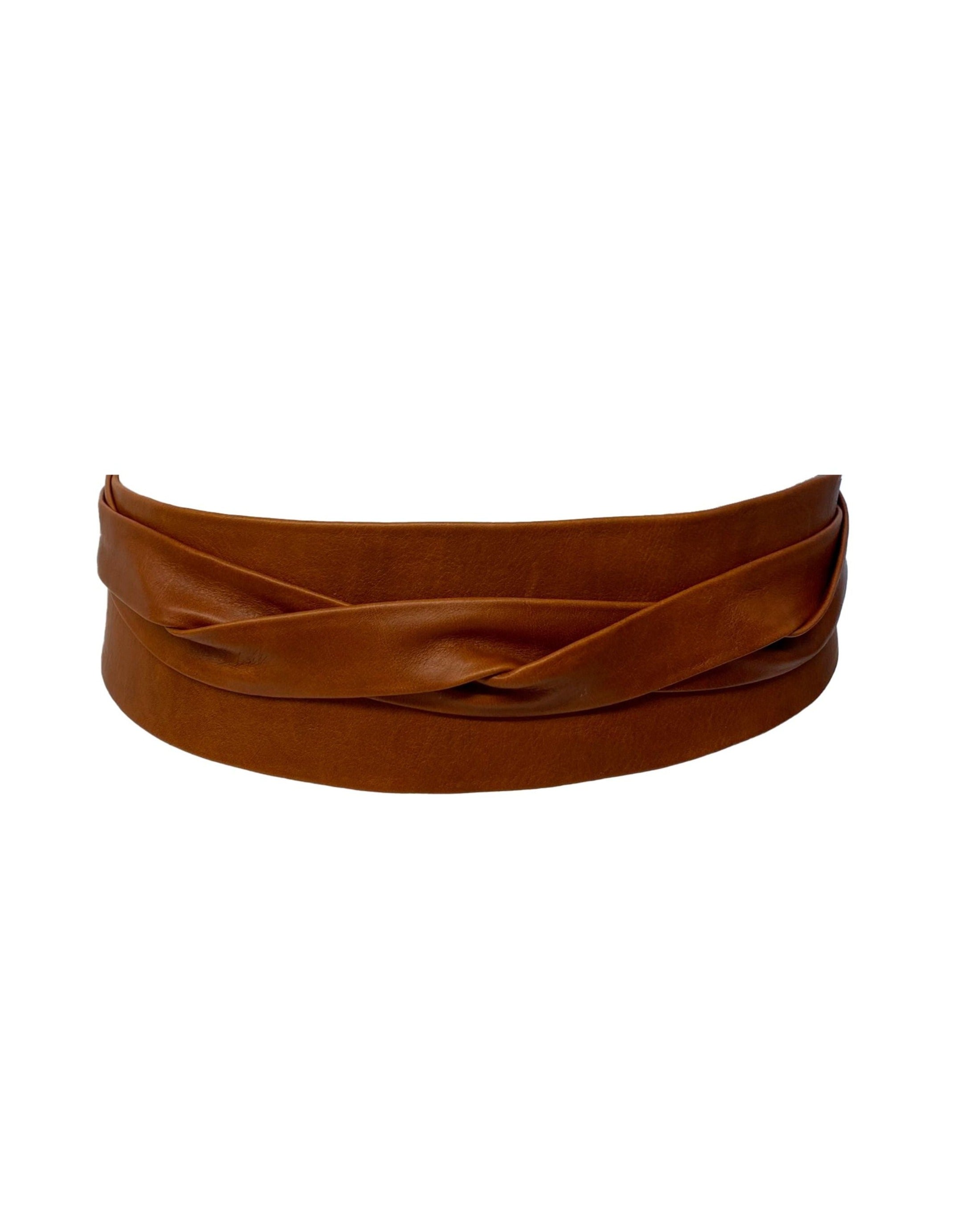 Cognac belt outlet womens